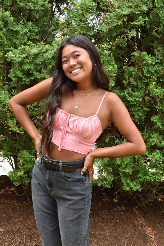 pretty in pink tank