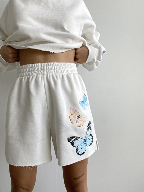 grow your wings sweat shorts